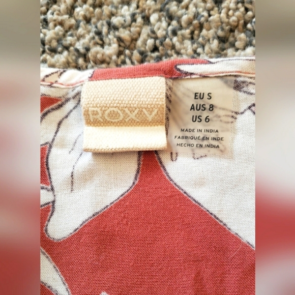 ROXY | Hawaiian Floral Wrap Mini Dress - Picture 5 of 6